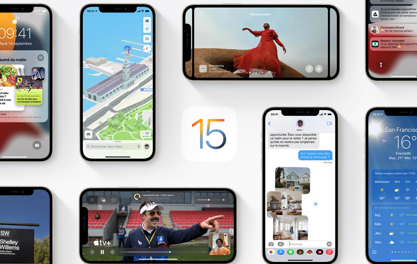 iOS 15 : iPhone et iPod touch compatibles