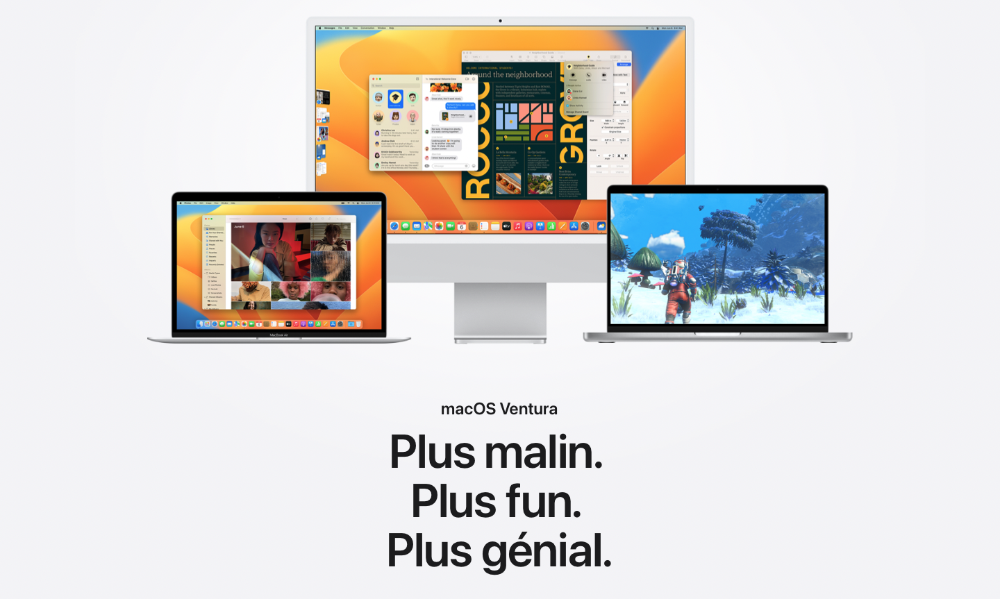 macOS Ventura : Mac compatibles