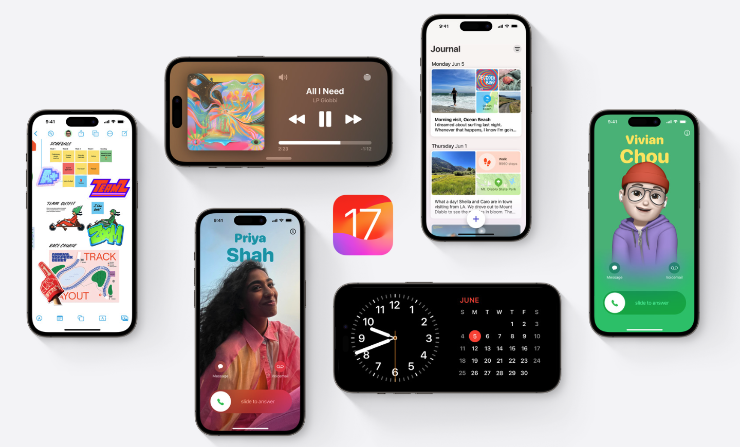 iOS 17 : iPhone compatibles et dates de sortie