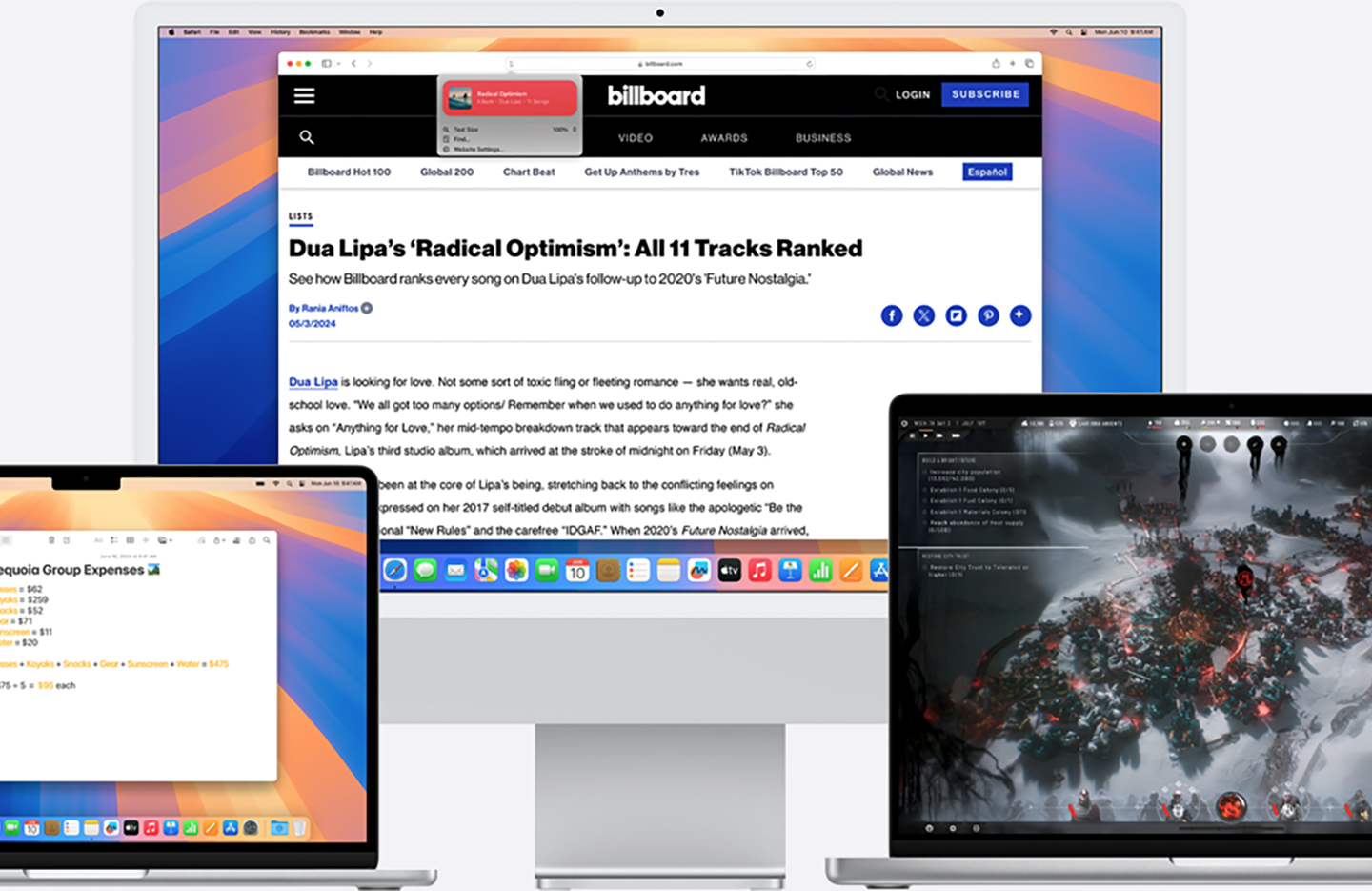 macOS Sequoia : Mac compatibles et date de sortie