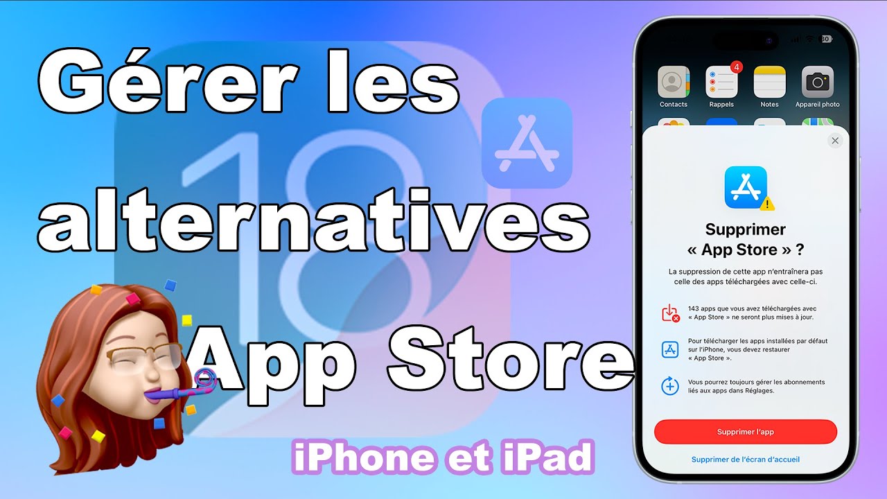 App Store et alternatives : gérer (ajouter – supprimer) Aptoide, AltStore, Epic Games Store, etc.