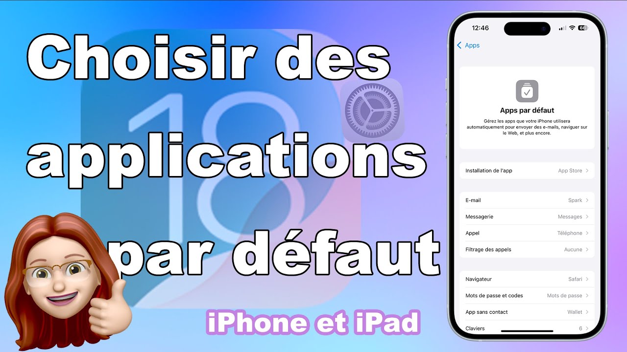 iOS 18.2 : le choix des apps par défaut – iPhone et iPad