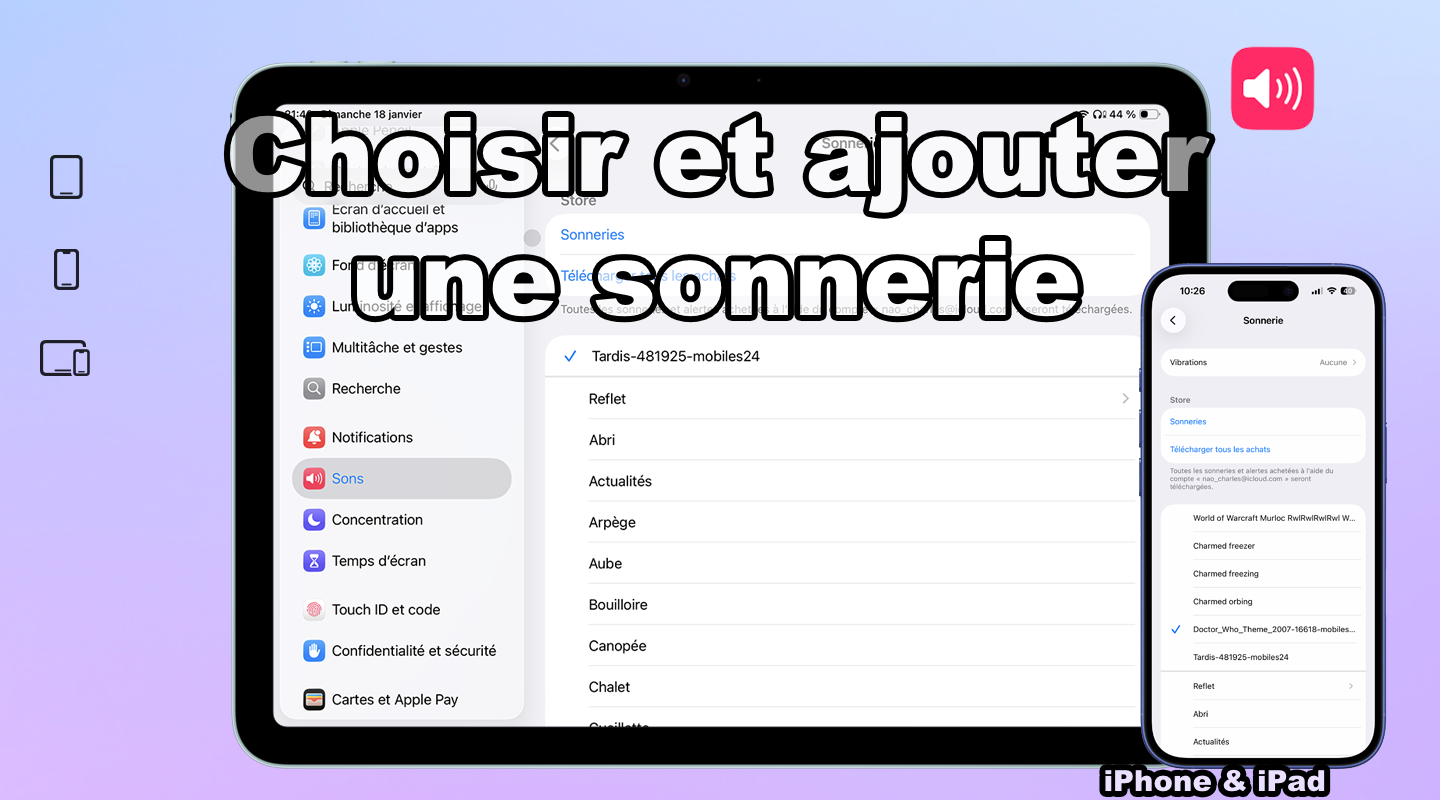 Comment choisir et ajouter une sonnerie sur iPhone pour les appels, SMS et autres alertes (avec et sans GarageBand)