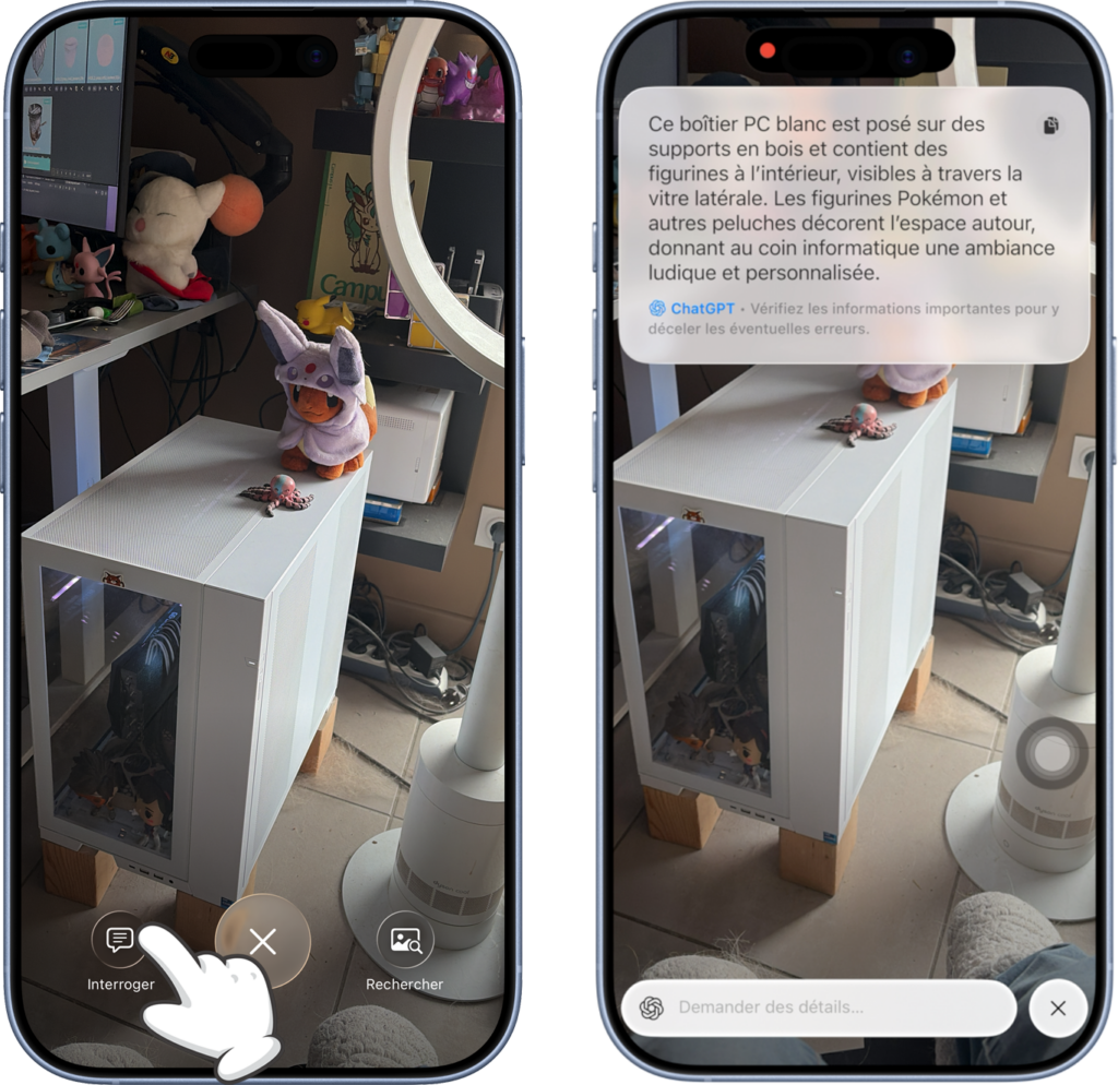 Description de l'image via ChatGPT