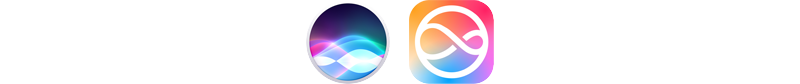 Les 2 logo de Siri (avec et sans Apple Intelligence)