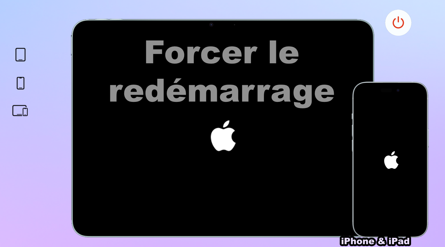 Forcer le redémarrage d’un iPhone ou d’un iPad bloqué