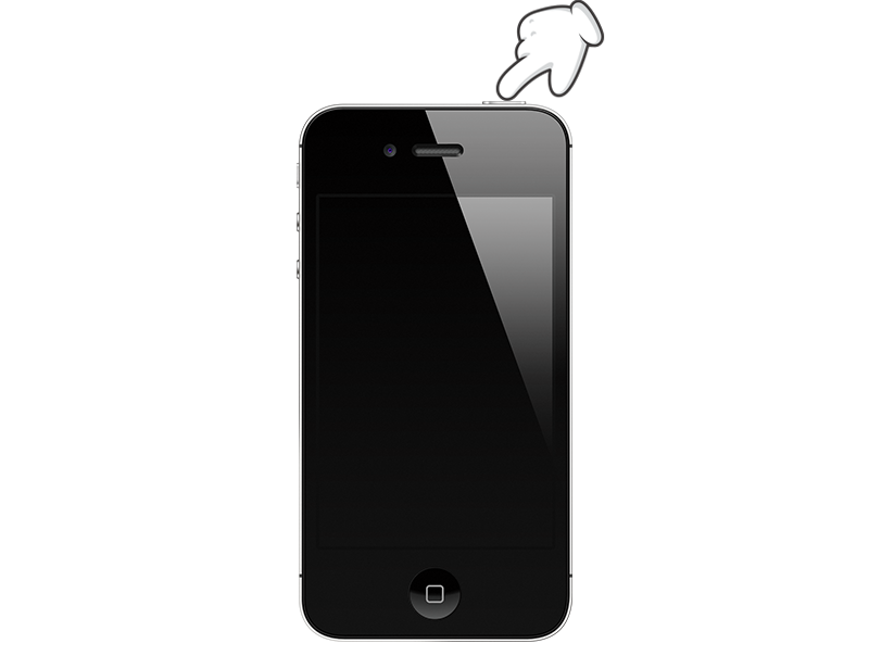 Sur un iPhone avec le bouton Accueil, le bouton de verrouillage