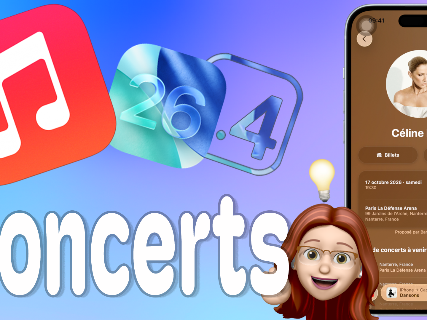 Concerts 🎵 : trouver des concerts avec l’app Musique sur iPhone, iPad et Mac